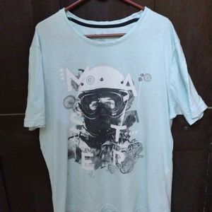 Turquoise Easybuy Tshirt. In Good Condition