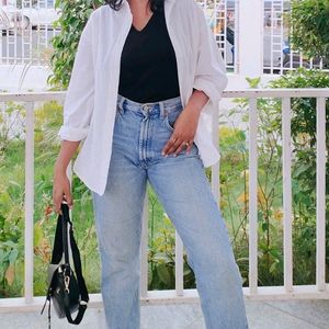 Linen Oversized White Shirt