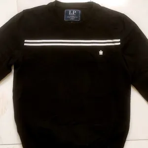 Louis Philippe Black Sweatshirt