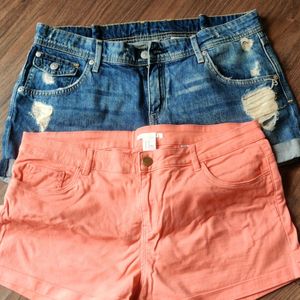 Combo Of 2 Pairs Shorts