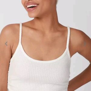 Forever 21 White Crop Top