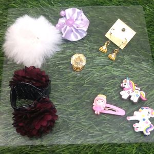 Korean Clips ,Clutcher , Any Earrings From Pic.
