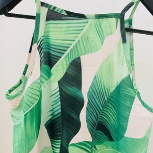 Price Drop ✅ | XL Green tropical dress 👗