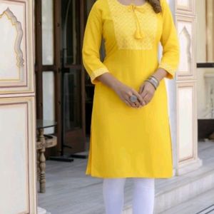 Yellow Kurti 💛