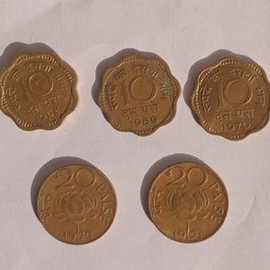 Coins - Set Of 5 - India