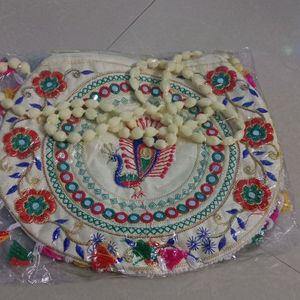 Embroidered Sling Bag