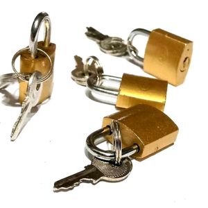 💥 Brass Pressing Lock 20mm With 2 Key Pack Of 4