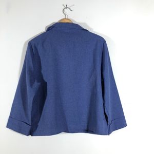 Blue Casual Top(Women’s)