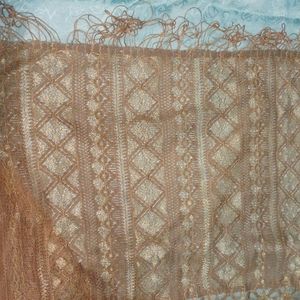 Brown Net Shawl (Dupatta)