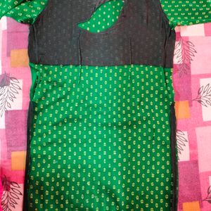 Designer green kurti