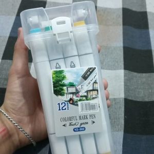 Pack of 12 twin side Marker Pen