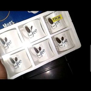 New 6 Pice Coffee Mugs Set By Somny