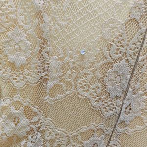 Frilled Net Detail Beigedress