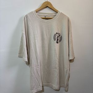 Simons Printed Faded Oversized T-Shirt