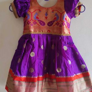 Paithani Silk Frock