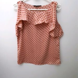 Vero Moda Polka Dots Top Size XS