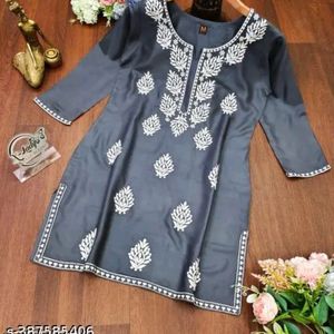 Grey Kurti For Collage Or Office Wear