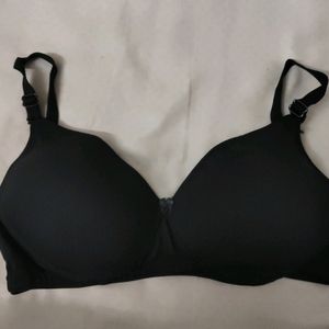 Black Padded Bra