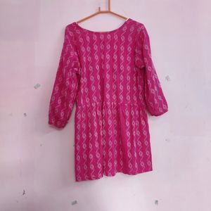 New Pink Empire Short Kurti🌸