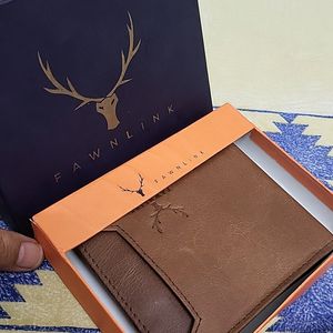 Gents Wallet New Genuine Leather Fawnlink