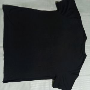 Men black T-shirt