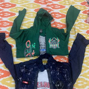 Two Jacket Tshirts Only 250