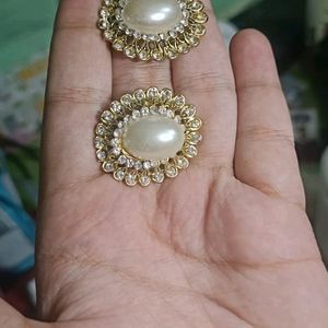 White Stone Stud