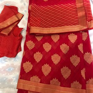 Printed Braso Saree