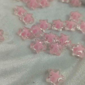 Star Charm 50 Pis Pink Colour