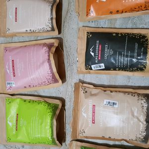 NEW ALPS GOODNESS FACE PACK POWDERS COMBO OF 9