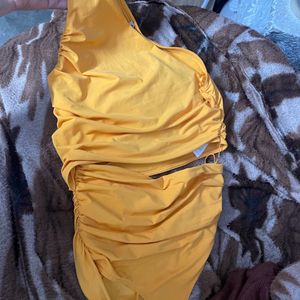 Zara Orange Bodysuit With Tags