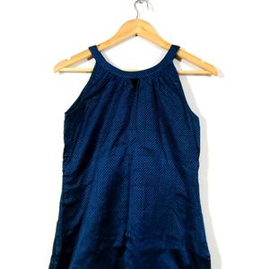 Neon Blue Sleeveless Kurti (Women)