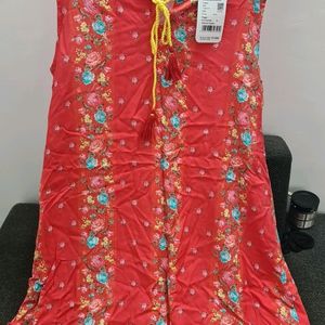 SRISHTI Floral Print A-Line Kurta