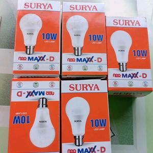 Pack Of 5 Surya Led 10 Watt