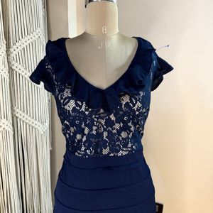 Navy Blue Dress (bust : 38-44)