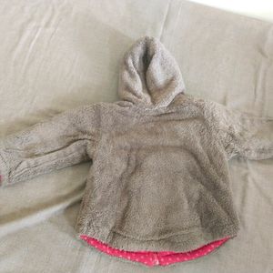 Super Warm Fleece Reversible Jacket For Girls