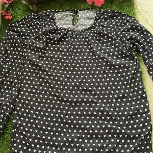 Polka Dotted Hip cover Top