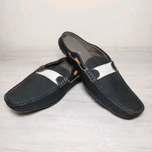 Synthetic Leather Casual Mules for Men –