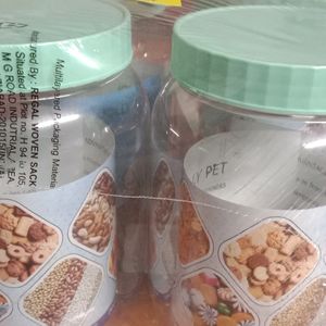 New With Tag Polythene Jars Capacity