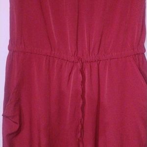 Maroon Colour Jumpsuit