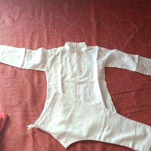 Baby Kurta Pajama White