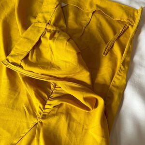 It’s a Yellow Top And Skirt Co-ord