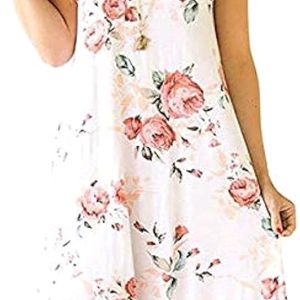 White Floral Frock