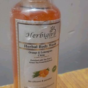 Herbgiri Herbal Bodywash Orange And Lemongrass