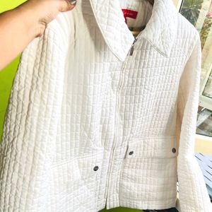 Anne Klein White quilted jacket