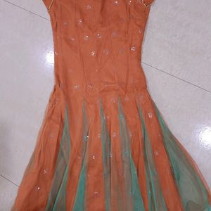 Anarkali Dress With Dupatta.... Length 40