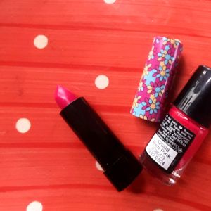 New Lipstick And Nailpolish