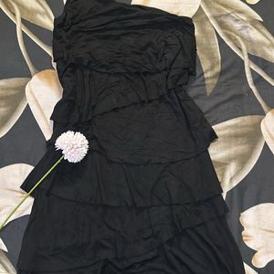 Black One Shoulder Dress