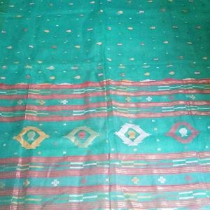 Brand new light weight thread work saree &fall