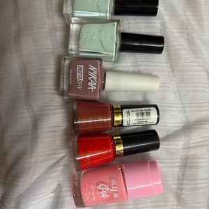 Combo Of 6 Brand Nail Polish